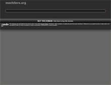 Tablet Screenshot of mochilero.org