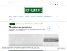 Tablet Screenshot of mochilero.info